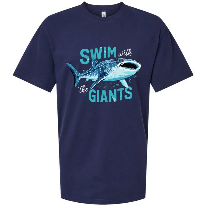 Swim With The Giants Whale Shark Sueded Cloud Jersey T-Shirt