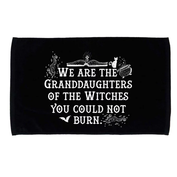 Salem Witch Trials Granddaughter Wiccan S Halloween Gift Microfiber Hand Towel