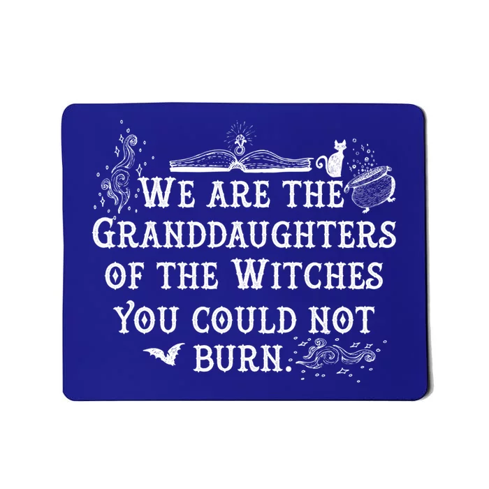 Salem Witch Trials Granddaughter Wiccan S Halloween Gift Mousepad