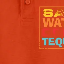 Save Water Tequila Lover Funny Cinco De Mayo Cool Gift Dry Zone Grid Performance Polo