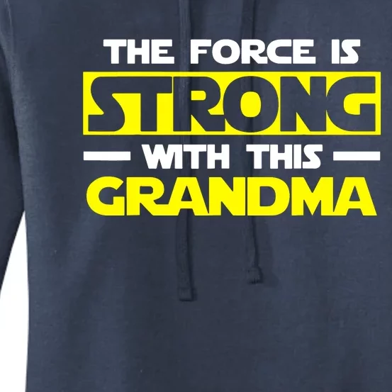 Strong With This My Grandma Women's Pullover Hoodie