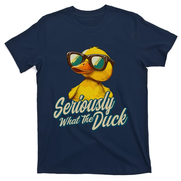 Seriously What The Duck Duck Lover Pun T-Shirt