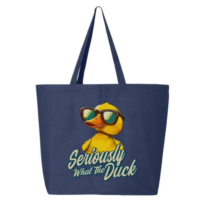 Seriously What The Duck Duck Lover Pun 25L Jumbo Tote