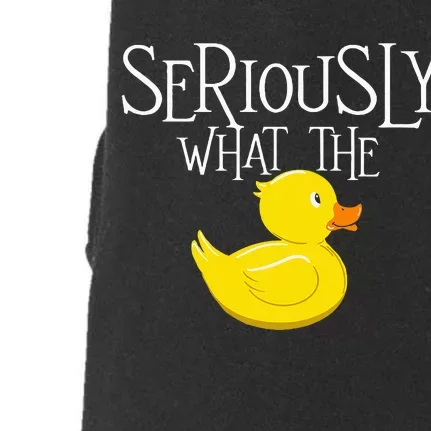 Seriously What The Duck Duck Lover Pun Doggie 3-End Fleece Hoodie