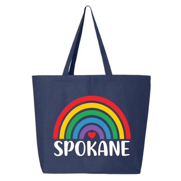 Spokane Washington Travel I Love Spokane Usa Gift 25L Jumbo Tote