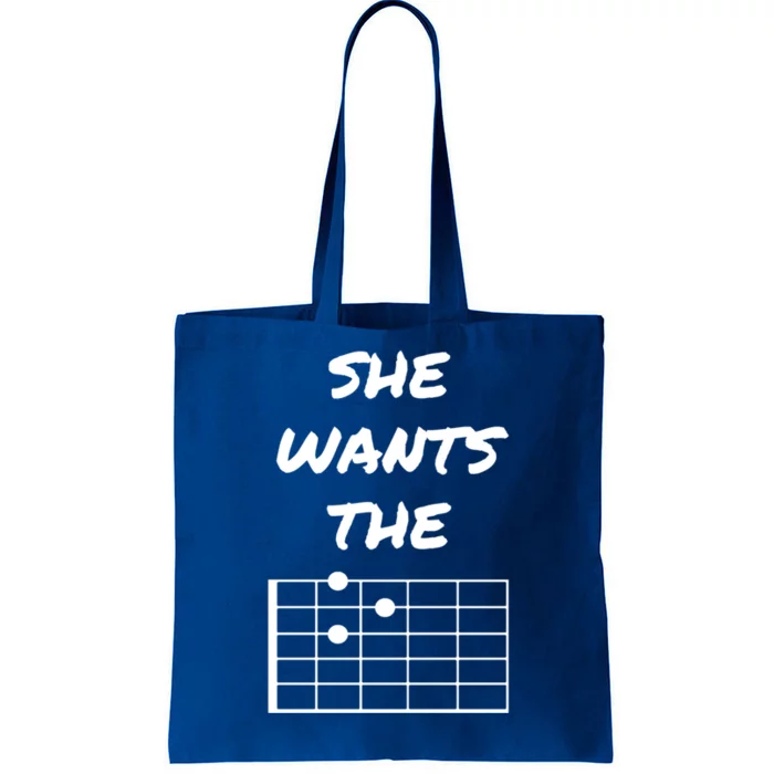 She Wants The D Guitarist Musician Gift Tote Bag