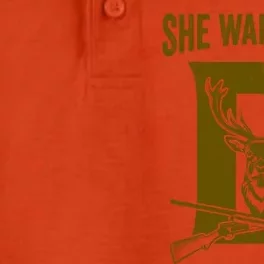 She Wants The D Hunting Deer Great Gift Dry Zone Grid Performance Polo