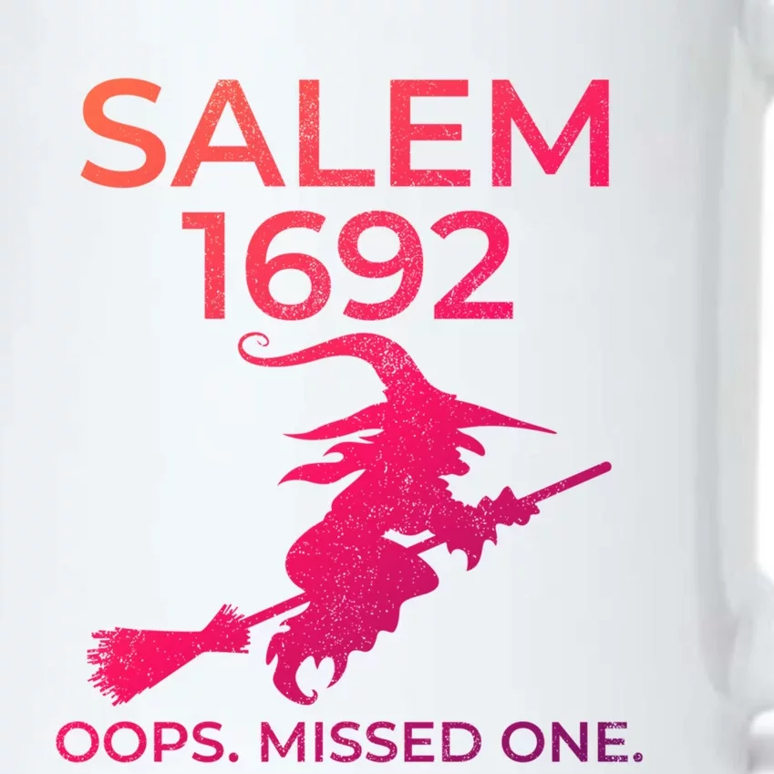 Salem Witch Trials 1692 Oops You Missed One Halloween Gift Black Color Changing Mug