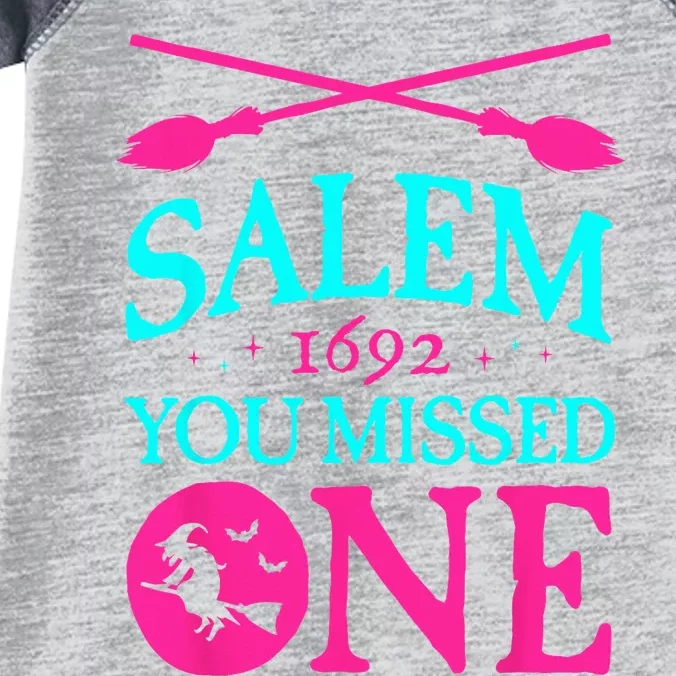 Salem Witch Trials 1692 You Missed One Witch Halloween Infant Baby Jersey Bodysuit