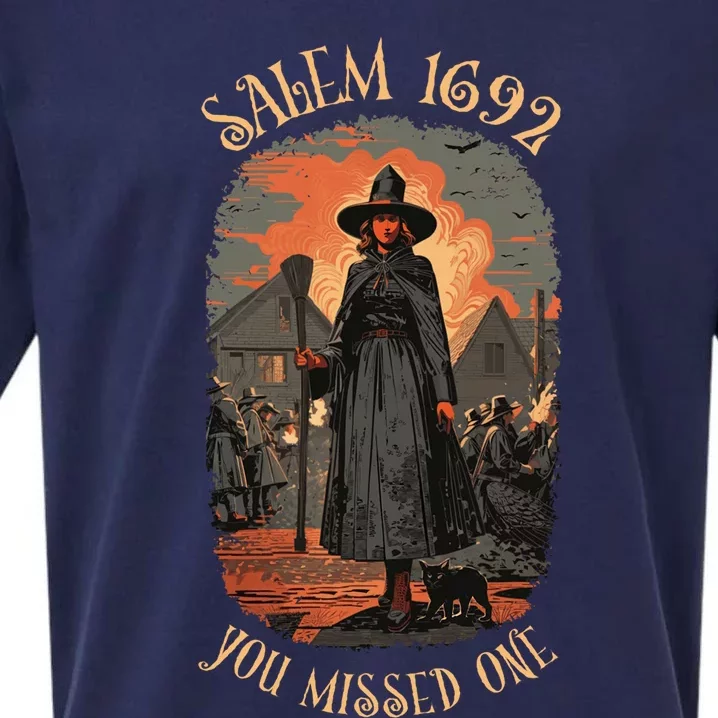 Salem Witch Trials 1692 You Missed One Funny Halloween Sueded Cloud Jersey T-Shirt