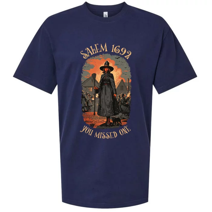 Salem Witch Trials 1692 You Missed One Funny Halloween Sueded Cloud Jersey T-Shirt