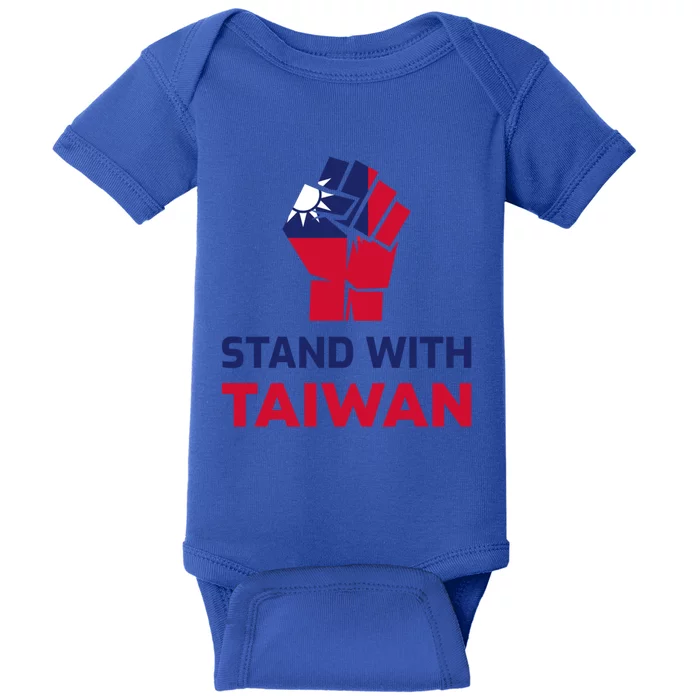 Stand With Taiwan Fist Gift Baby Bodysuit