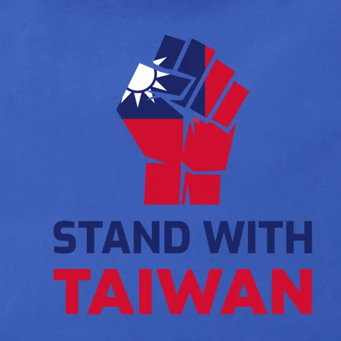 Stand With Taiwan Fist Gift Zip Tote Bag