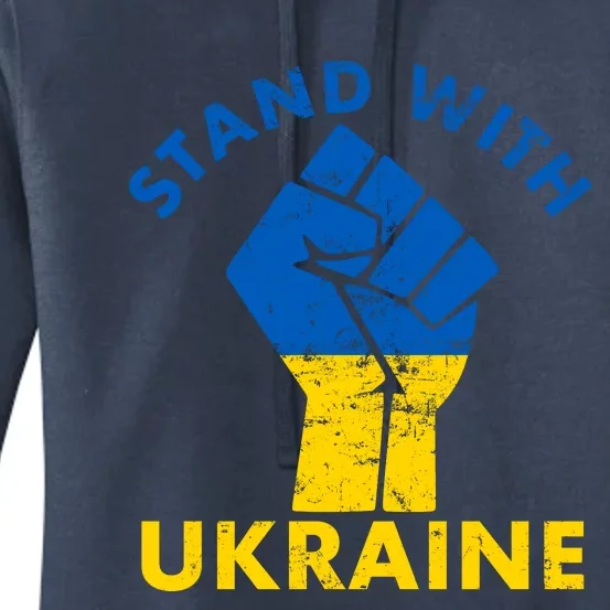 Stand With Ukraine Support Ukraine Free Ukraine Women's Pullover Hoodie