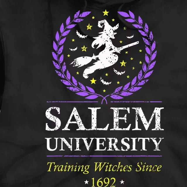 Salem Witch University Training Halloween Women Tie Dye Hoodie