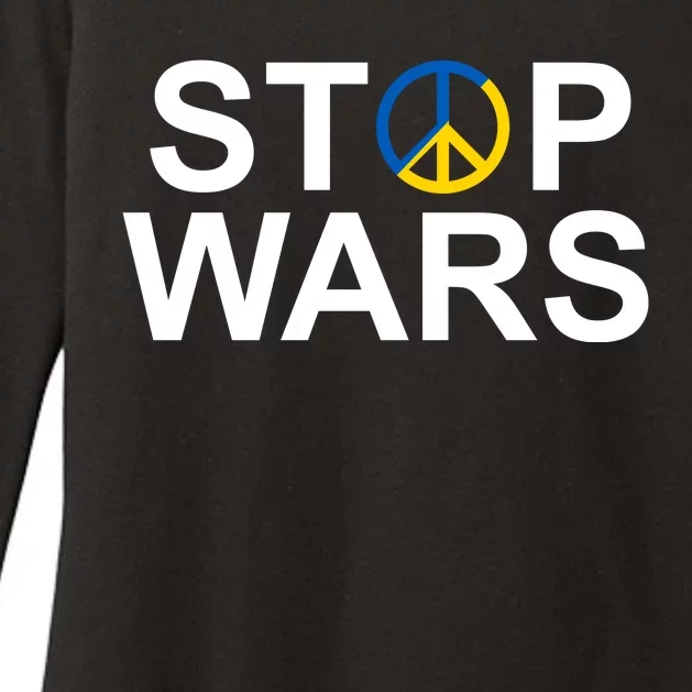 Stop Wars Ukraine Peace Womens CVC Long Sleeve Shirt