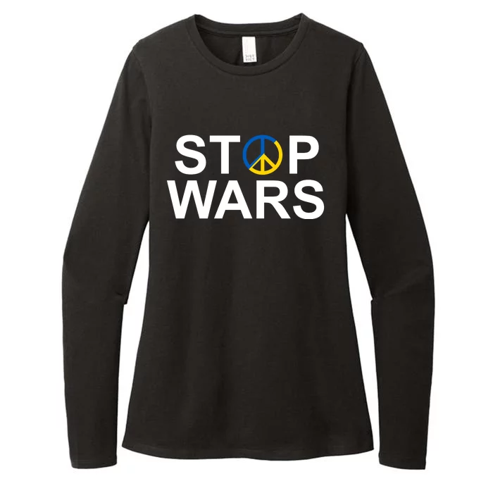 Stop Wars Ukraine Peace Womens CVC Long Sleeve Shirt