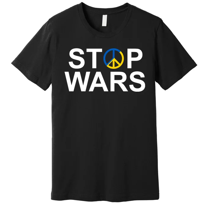 Stop Wars Ukraine Peace Premium T-Shirt