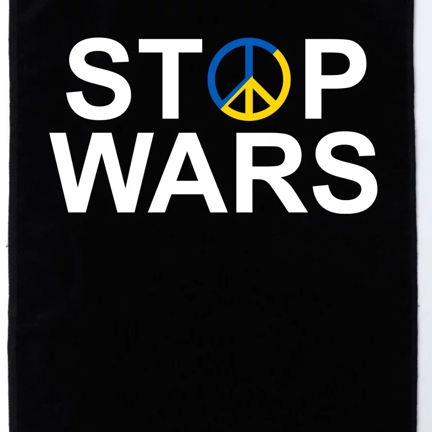 Stop Wars Ukraine Peace Platinum Collection Golf Towel