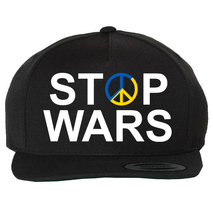 Stop Wars Ukraine Peace Wool Snapback Cap