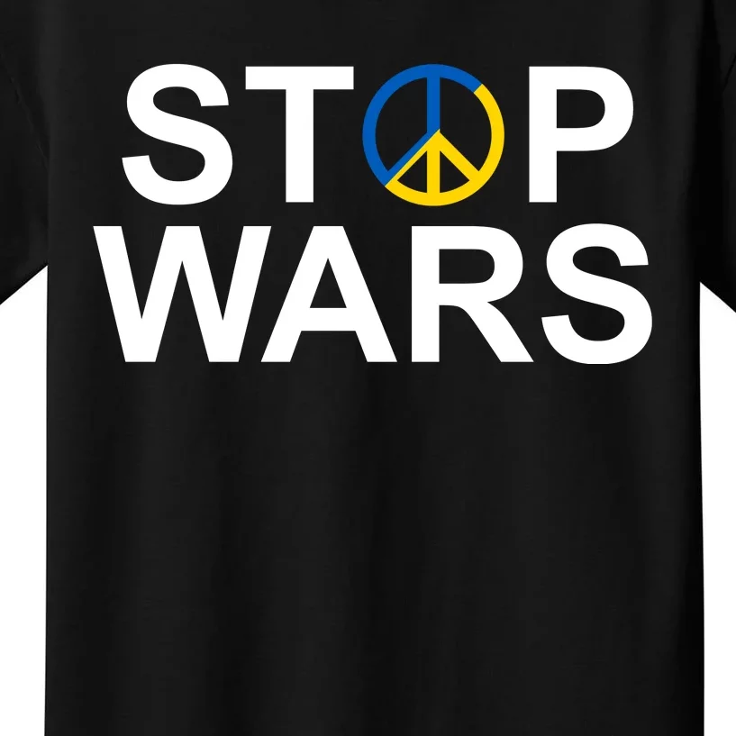 Stop Wars Ukraine Peace Kids T-Shirt