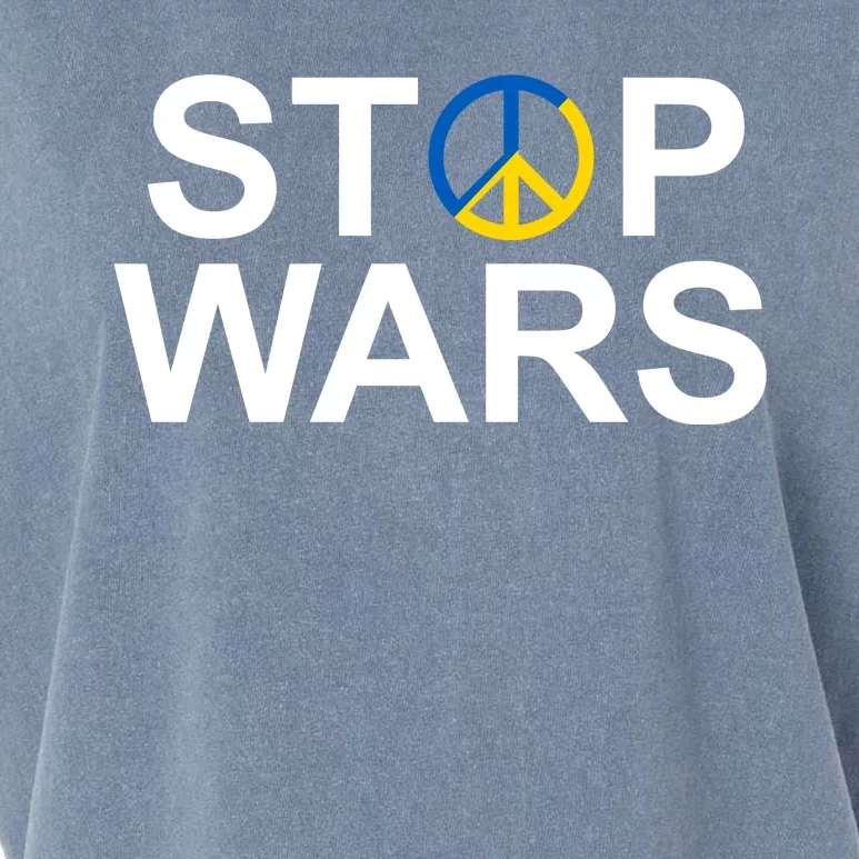 Stop Wars Ukraine Peace Garment-Dyed Women's Muscle Tee