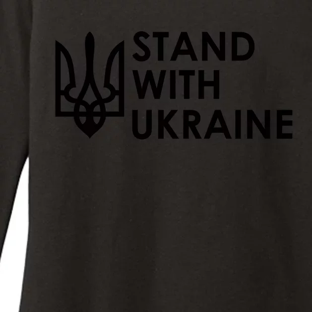 Stand With Ukraine Military Support Ukrainians Army Womens CVC Long Sleeve Shirt