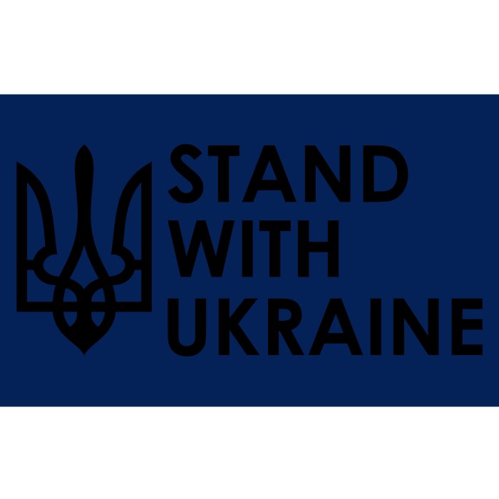 Stand With Ukraine Military Support Ukrainians Army Bumper Sticker