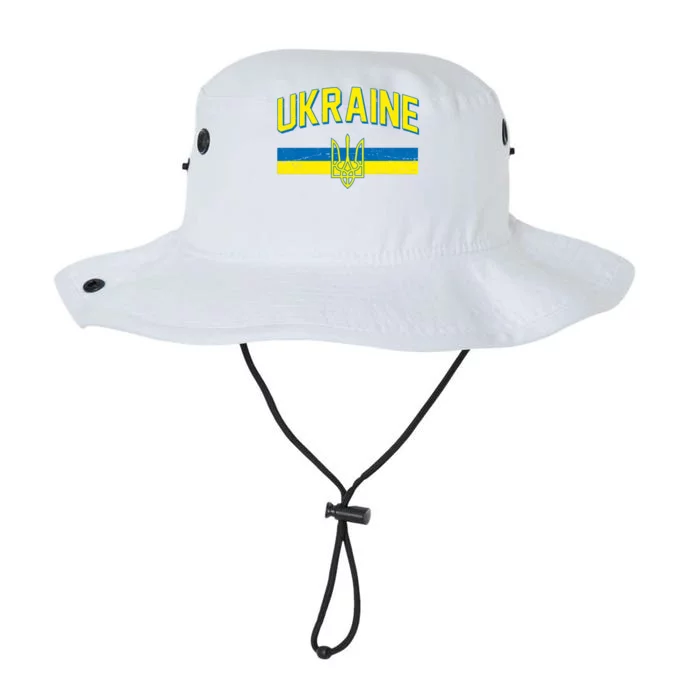 Stand With Ukraine Ukrainian Flag Coat Of Arms Legacy Cool Fit Booney Bucket Hat