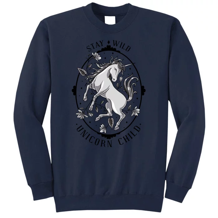 Stay Wild Unicorn Child Tall Sweatshirt