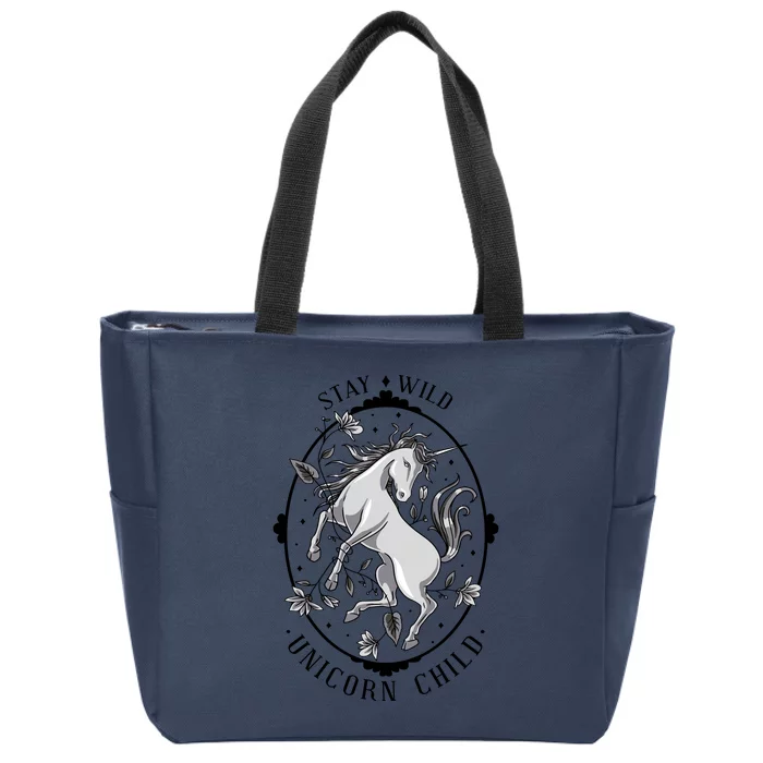 Stay Wild Unicorn Child Zip Tote Bag