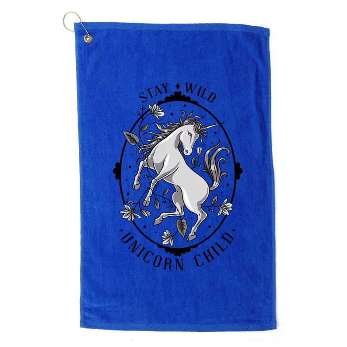 Stay Wild Unicorn Child Platinum Collection Golf Towel