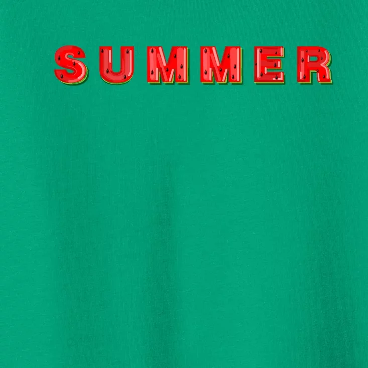 Summer Watermelon Vacation Toddler T-Shirt