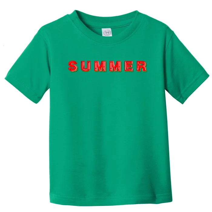 Summer Watermelon Vacation Toddler T-Shirt