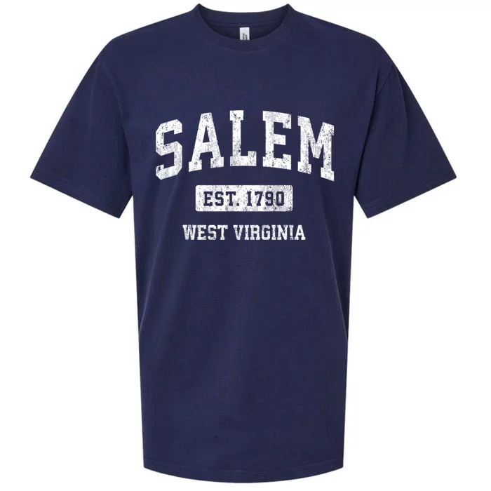 Salem West Virginia Wv Vintage Athletic Sports Sueded Cloud Jersey T-Shirt