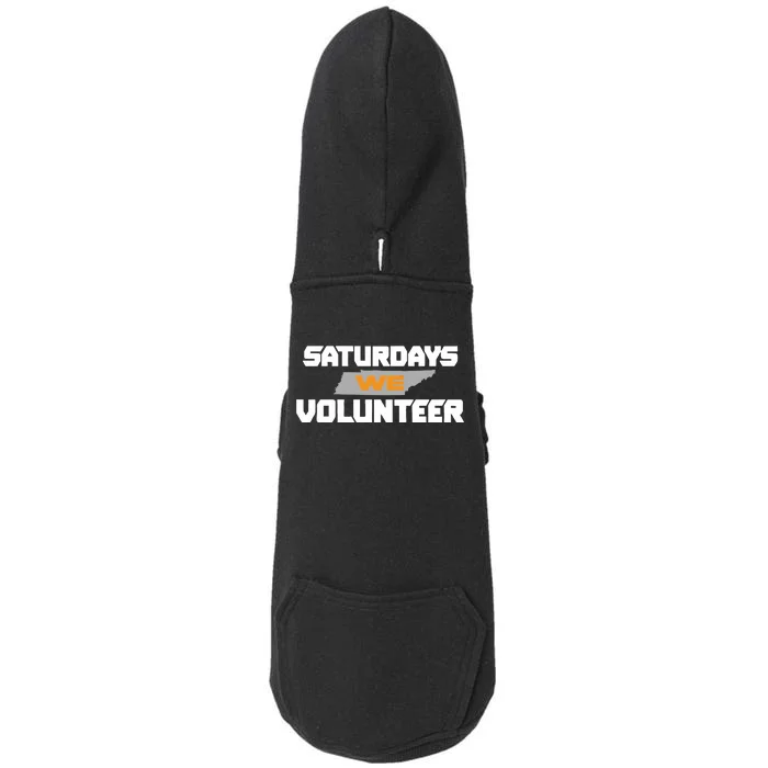 Saturdays We Volunteer Tennessee Football Doggie 3-End Fleece Hoodie