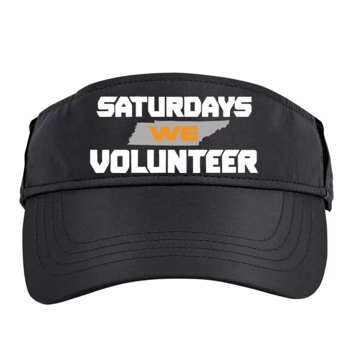 Saturdays We Volunteer Tennessee Football Adult Drive Performance Visor