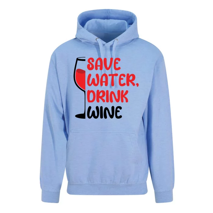 Save Water Wine Winemaker Wine Gift Unisex Surf Hoodie