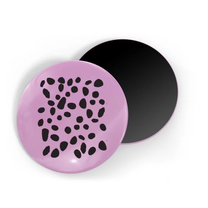 Spotted White With Black Polka Dots Dalmatian Magnet