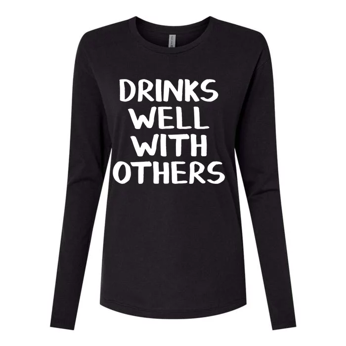 S Well With Others Gift Womens Cotton Relaxed Long Sleeve T-Shirt