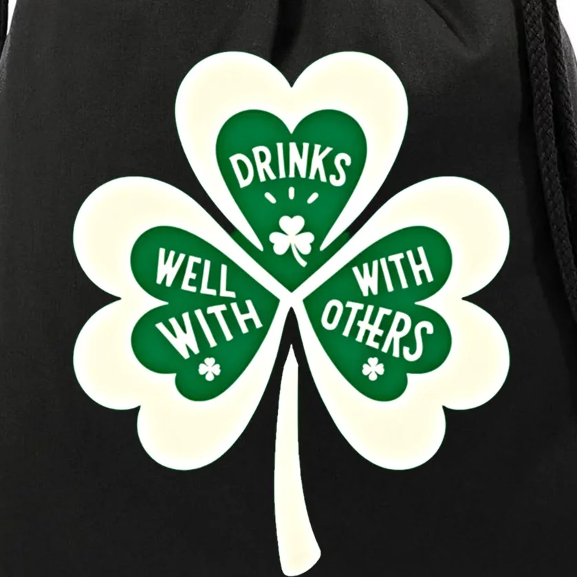 S Well With Others Shamrock Gift Drawstring Bag