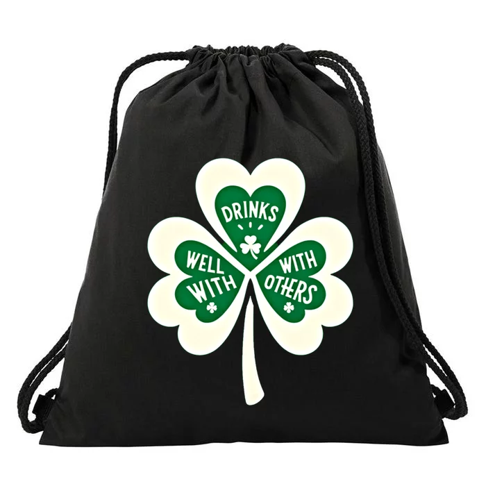 S Well With Others Shamrock Gift Drawstring Bag