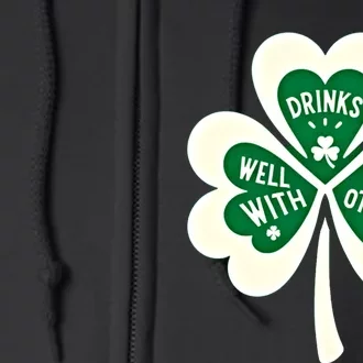 S Well With Others Shamrock Gift Full Zip Hoodie