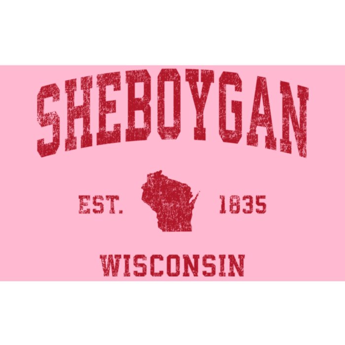 Sheboygan Wisconsin Wi Vintage Sports Bumper Sticker