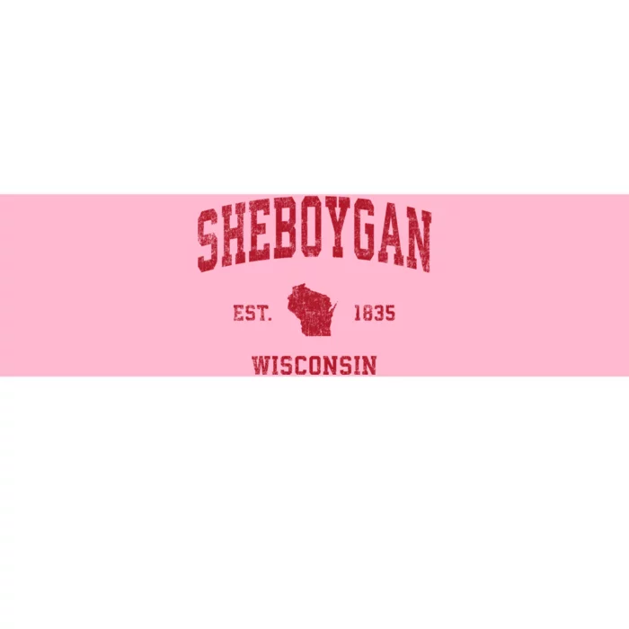 Sheboygan Wisconsin Wi Vintage Sports Bumper Sticker