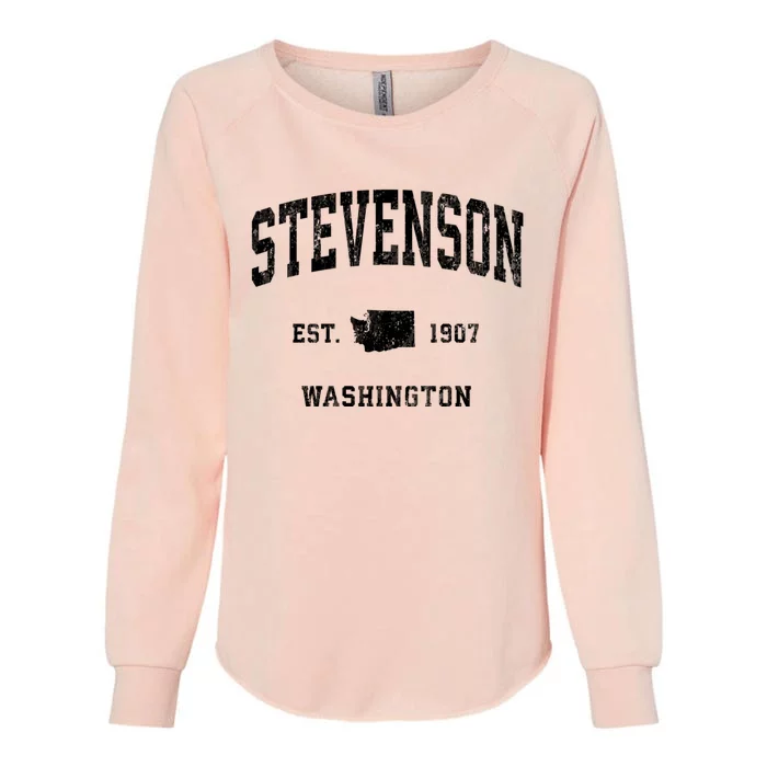 Stevenson Washington Wa Vintage Athletic Womens California Wash Sweatshirt