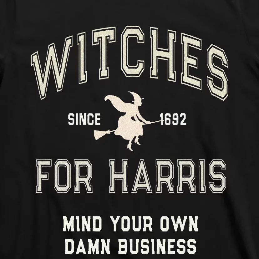 Spooky Witchy Witches For Kamala Harris Voting Club Myodb T-Shirt