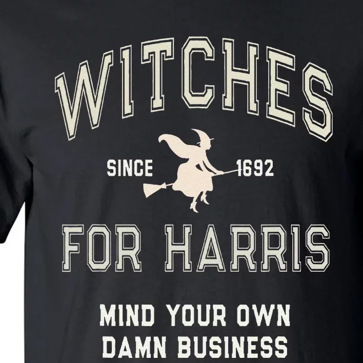 Spooky Witchy Witches For Kamala Harris Voting Club Myodb Tall T-Shirt