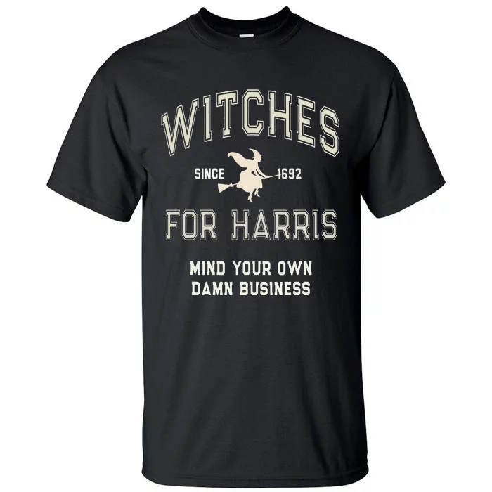 Spooky Witchy Witches For Kamala Harris Voting Club Myodb Tall T-Shirt