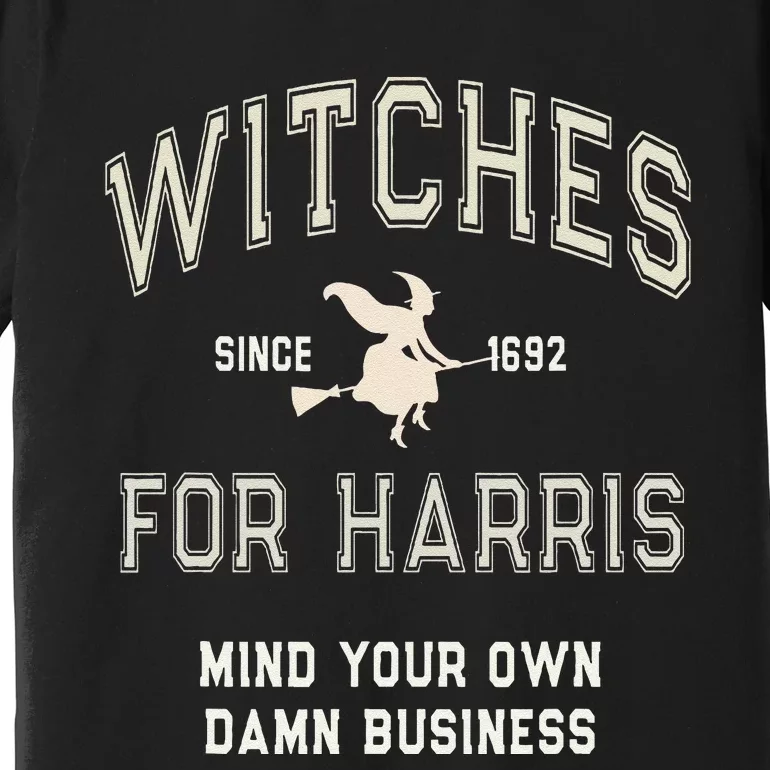 Spooky Witchy Witches For Kamala Harris Voting Club Myodb Premium T-Shirt